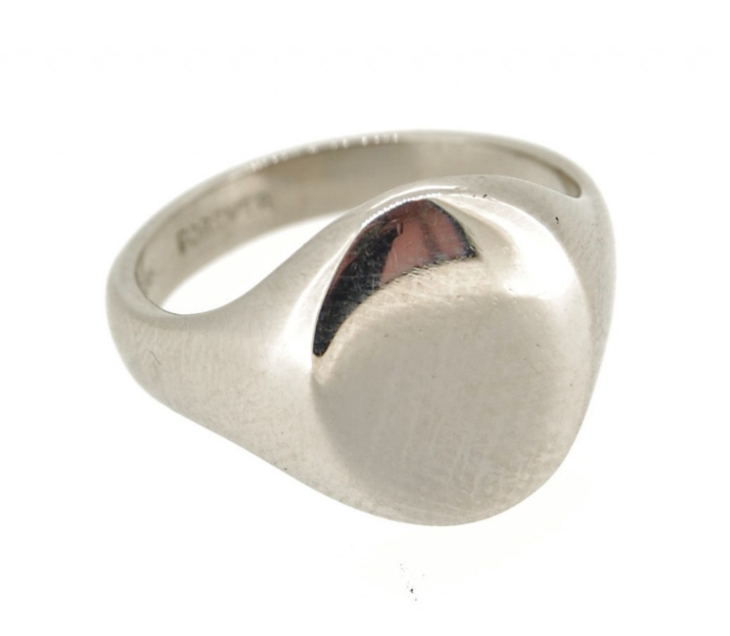 Gents Platinum Signet Ring, Hallmarked Sheffield 1999 – Krafft Jewellers