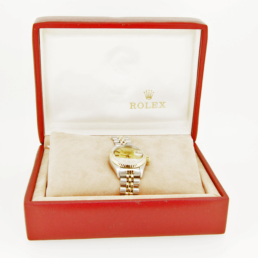 Ladies Automatic Rolex Datejust, Original Box 1990 – Krafft Jewellers